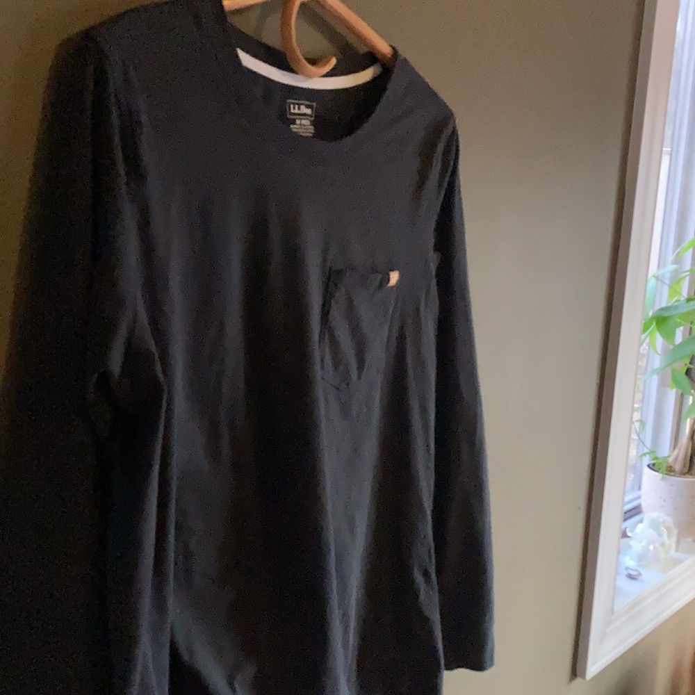 LL BEAN organic cotton long sleeve